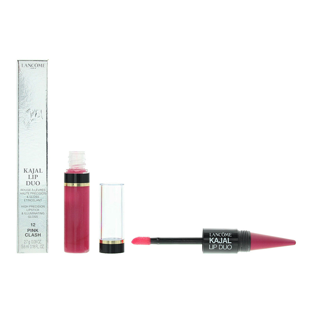 Lancôme Kajal Lip Duo 12 Pink Clash High Precision Lipstick 2.7g & Illuminating Gloss 5.6ml