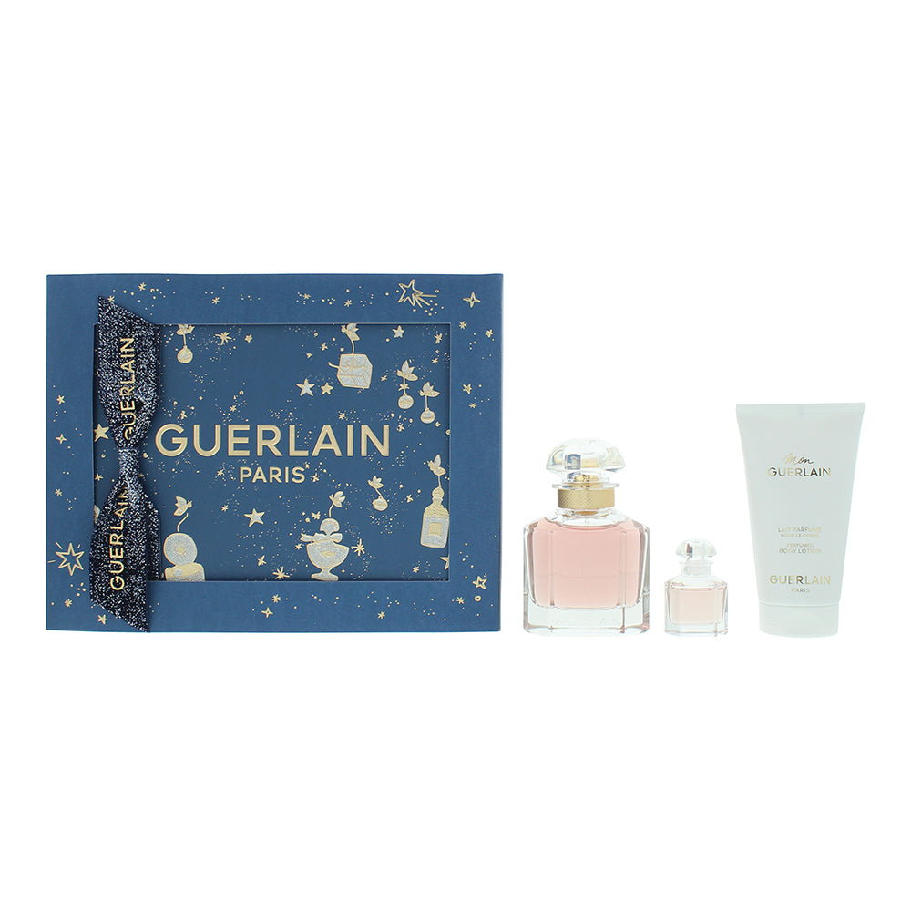 Guerlain Mon Guerlain 3 Piece Gift Set: Eau de Parfum 50ml Eau de Parfum 5ml - Body Lotion 50ml