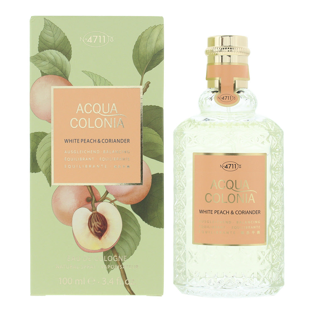 4711 Acqua Colonia White Peach & Coriander Eau de Cologne 100ml