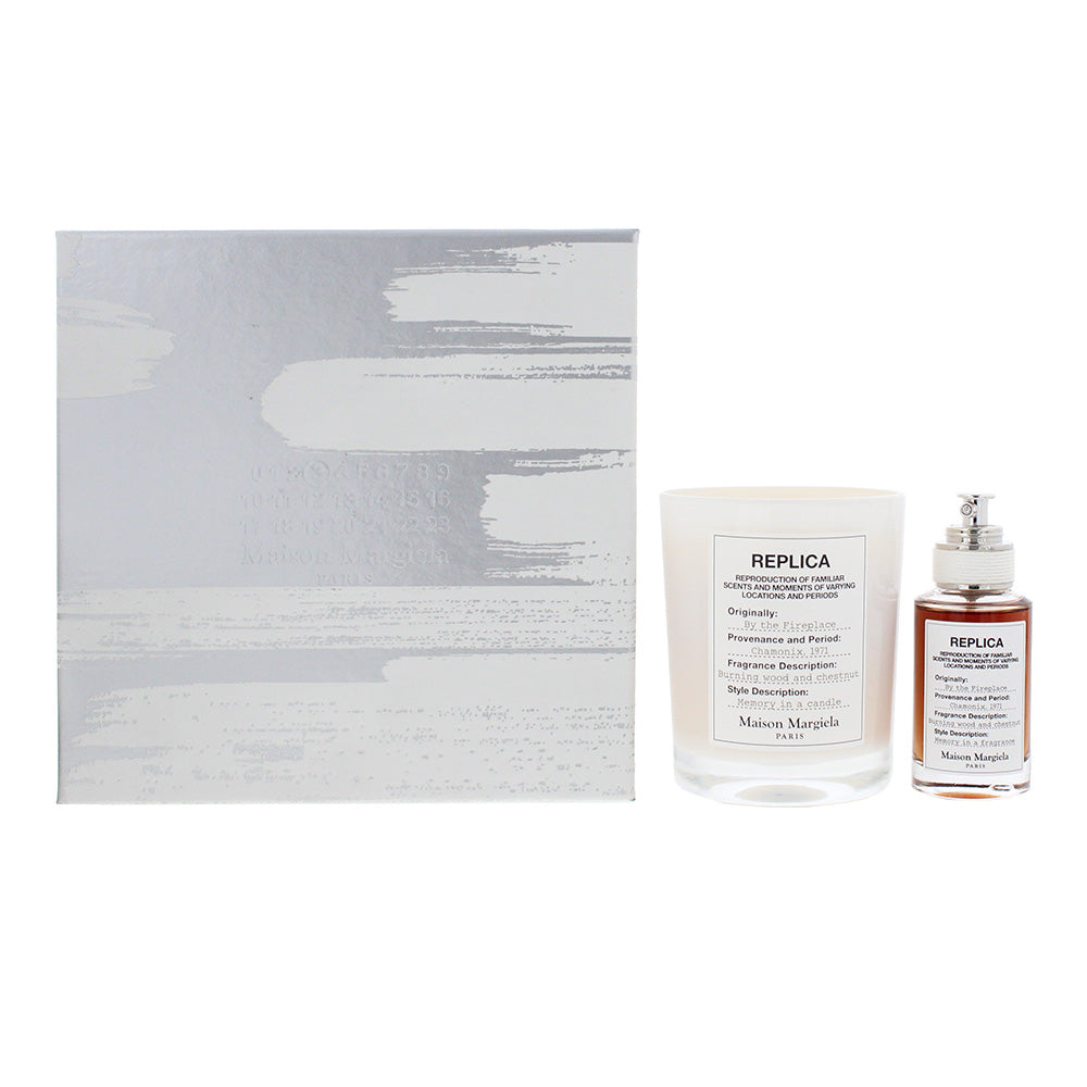 Maison Margiela Replica By The Fireplace 2 Piece Gift Set: Eau de Toilette 30ml - Candle 165g