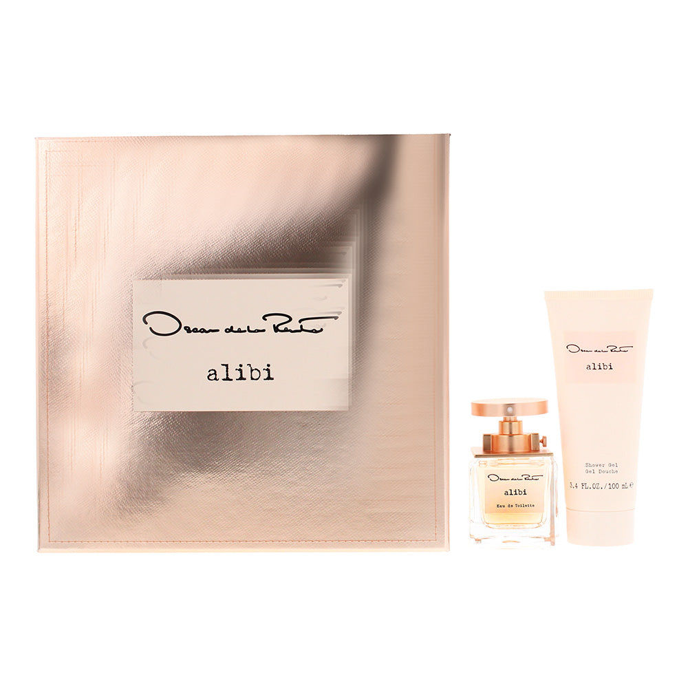 Oscar De La Renta Alibi 2 Piece Gift Set: Eau De Toilette 50ml - Shower Gel 100ml