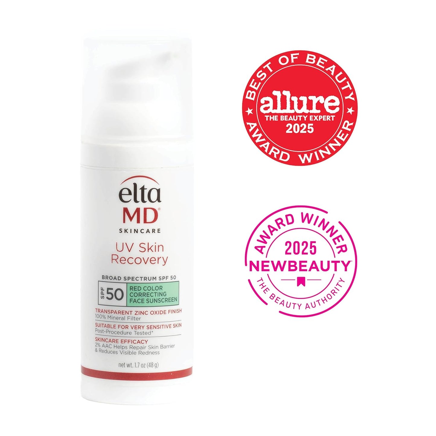EltaMD UV Skin Recovery Mineral SPF 50 Face Sunscreen
