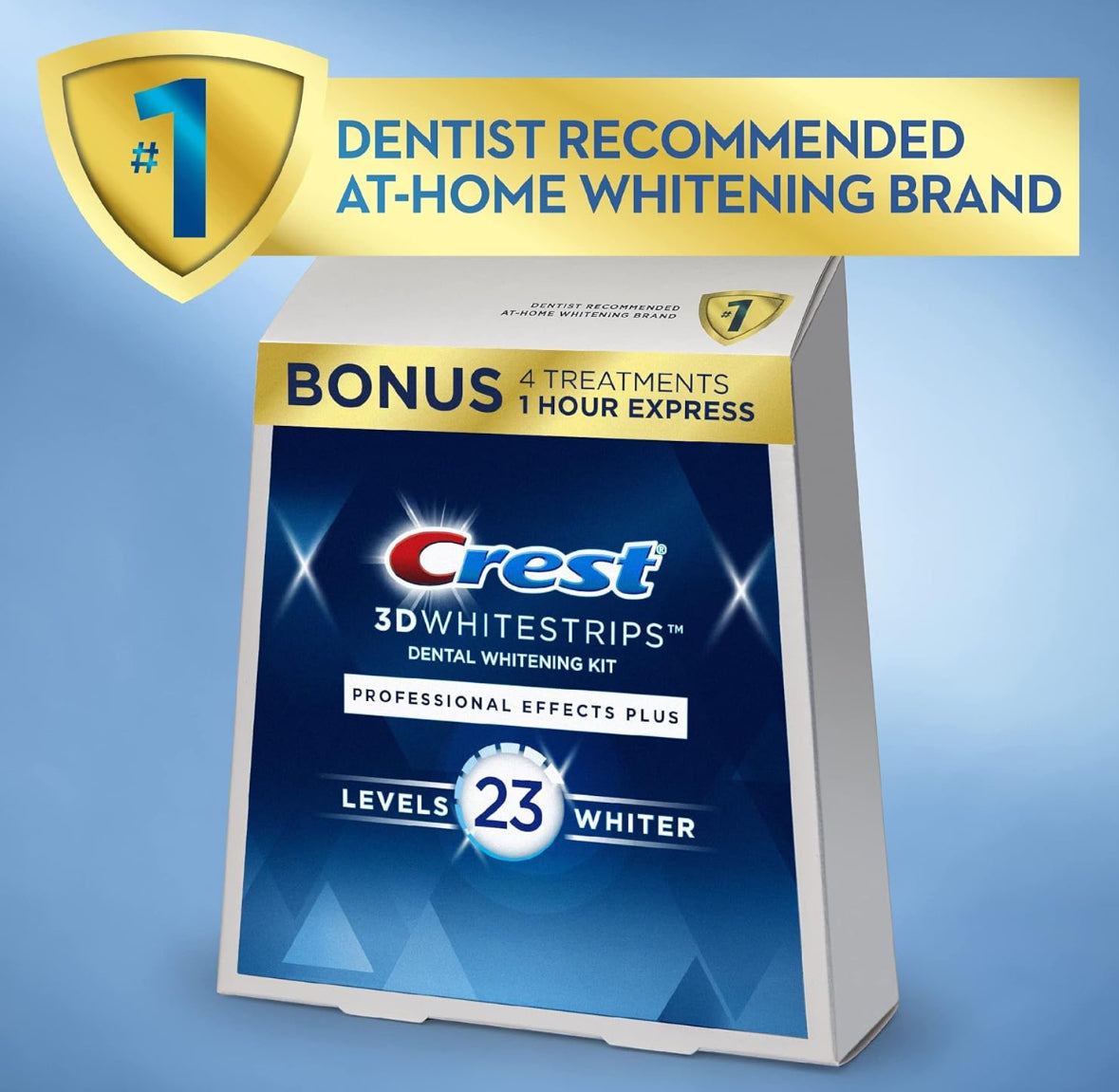 Crest 3D Whitestrips Professional Effects Plus – 48 Strips (USA Import)