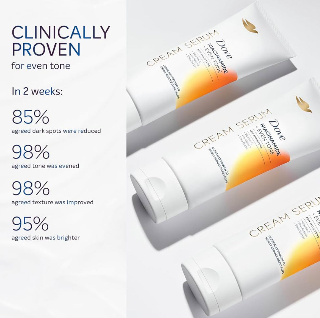 Dove Niacinamide Even Tone Body Cream Serum