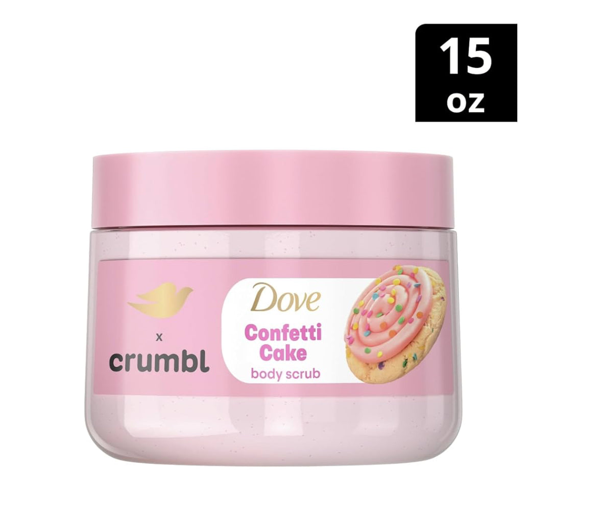 Dove x Crumbl Confetti Cake Body Wash & Scrub Bundle (Limited Edition)