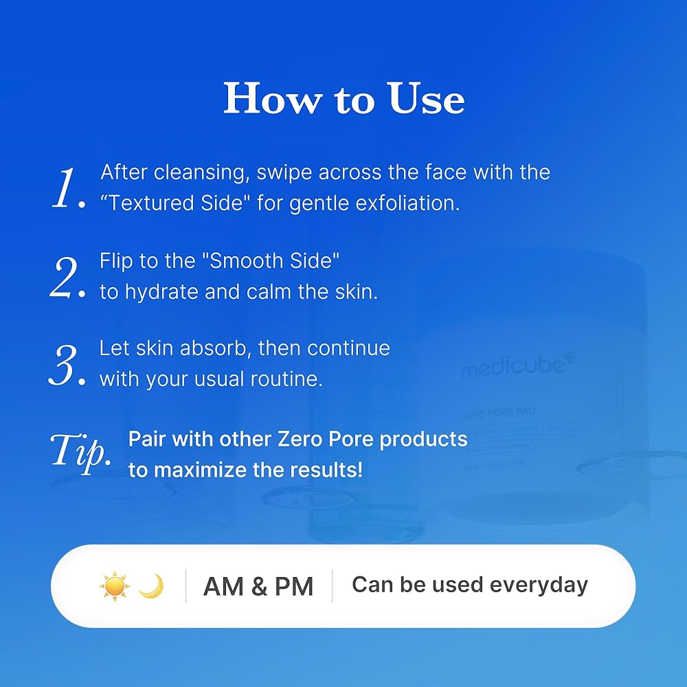 Medicube Zero Pore Pad 2.0 with BHA, AHA & Lavender