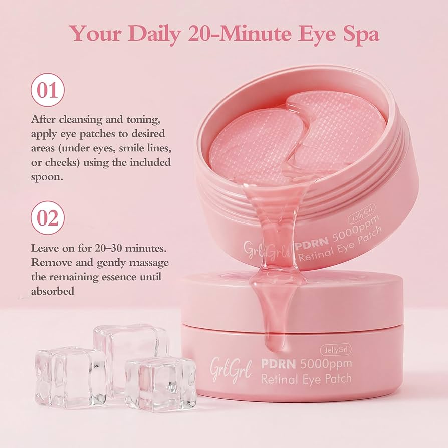 GrlGrl PDRN Retinal & Peptide Under-Eye Patches