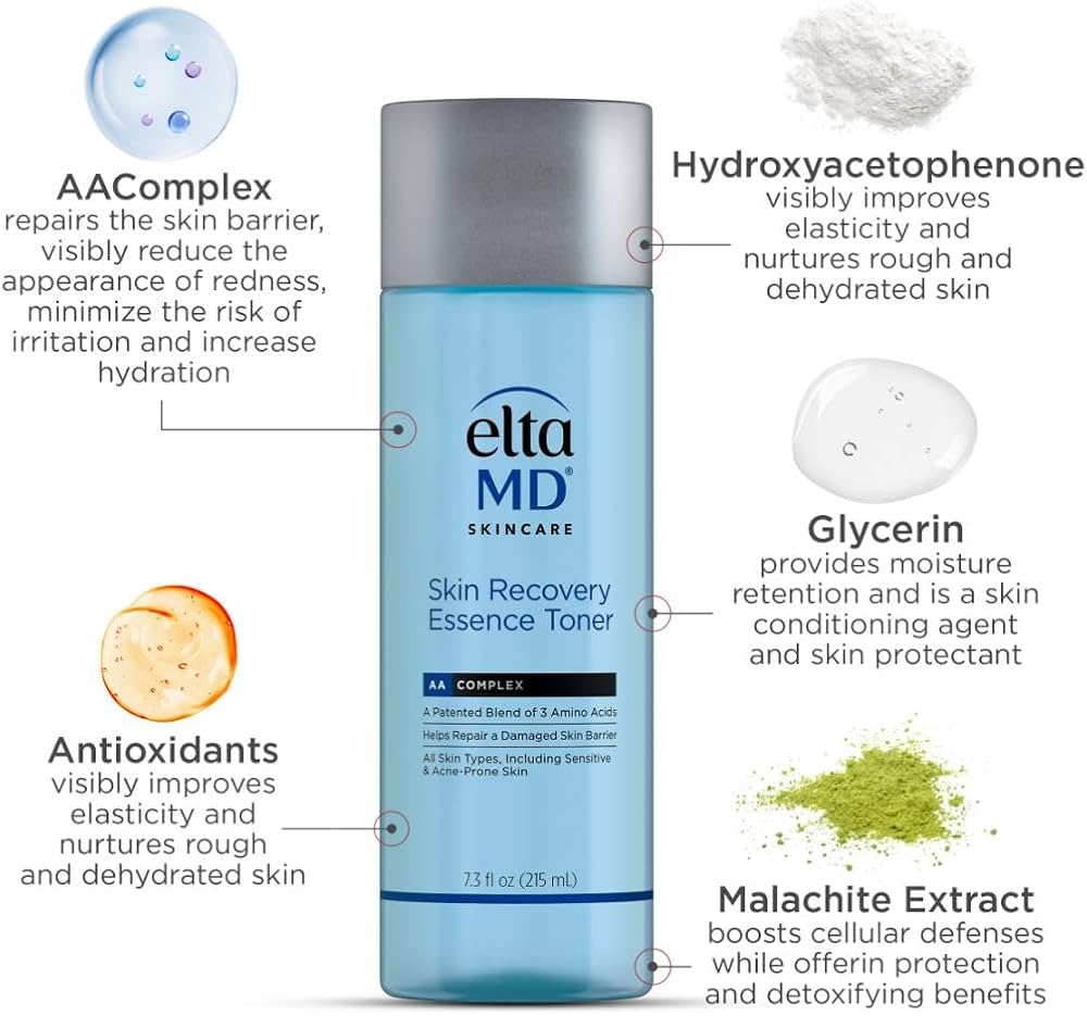 EltaMD Skin Recovery Malachite Essence Hydrating Face Toner