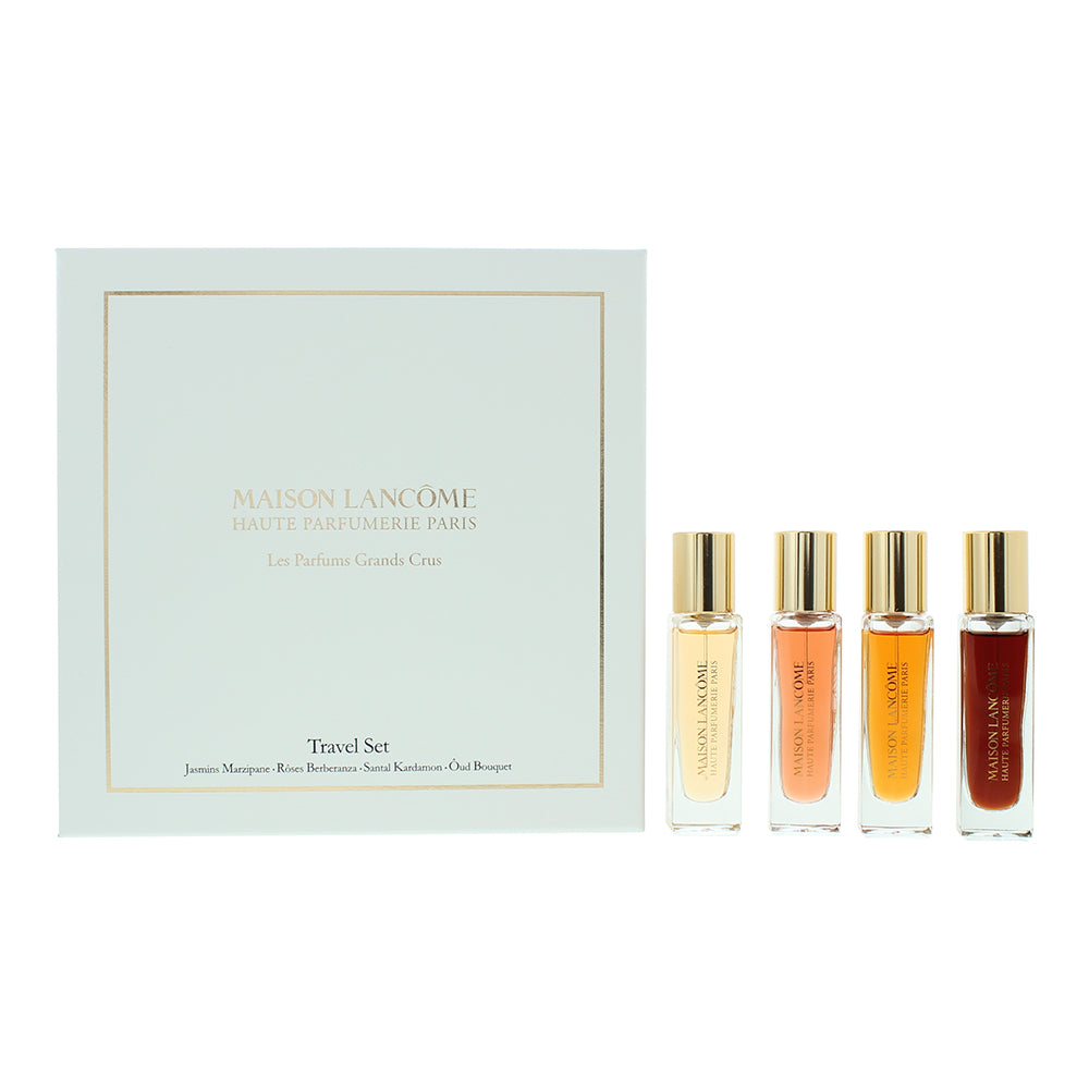 Lancôme Grands Crus Eau de Parfum Gift Set : Jasmins Marzipane 14ml - Rôses Berberanza 14ml - Santal Kardamon 14ml - Ôud Bouquet 14ml