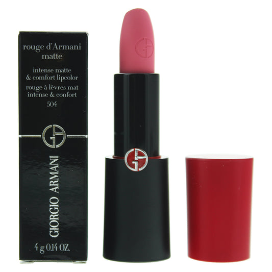 Giorgio Armani Rouge D'armani Matte 504 Russian  Rose Lipstick 4g