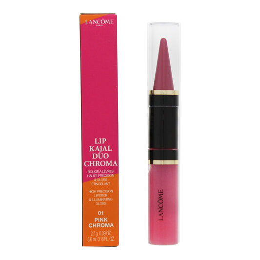 Lancôme Kajal Lip Duo Chroma 01 Pink Chroma High Precision Lipstick 2.7g & Illuminating Gloss 5.6ml
