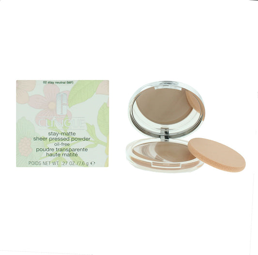 Clinique Stay-Matte Sheer Oil Free 02 Stay Neutral Pressed Powder 7.6g