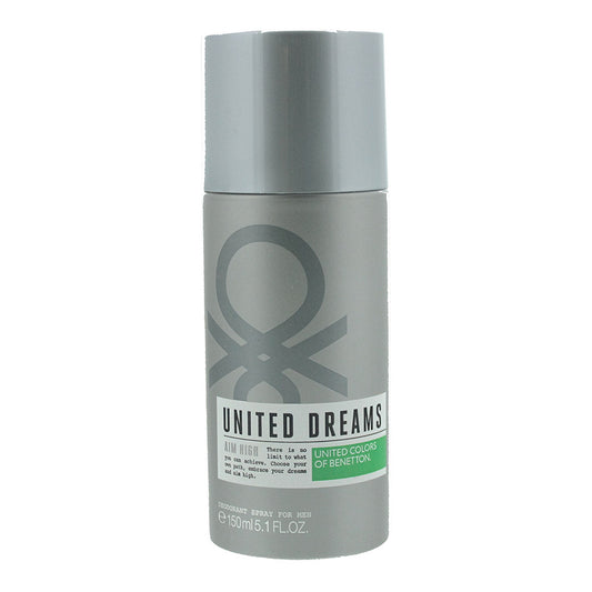 Benetton United Dreams Aim High Deodorant Spray 150ml For Men