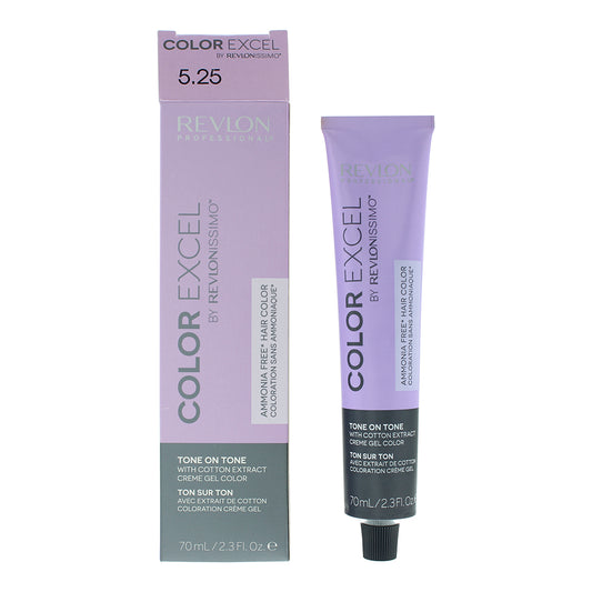 Revlon Color Excel 5.25 Light Iridescent Mahogany Brown Hair Colour 70ml