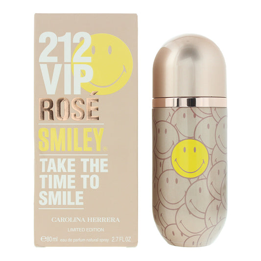 Carolina Herrera 212 Vip Rose Smiley Eau de Parfum 80ml