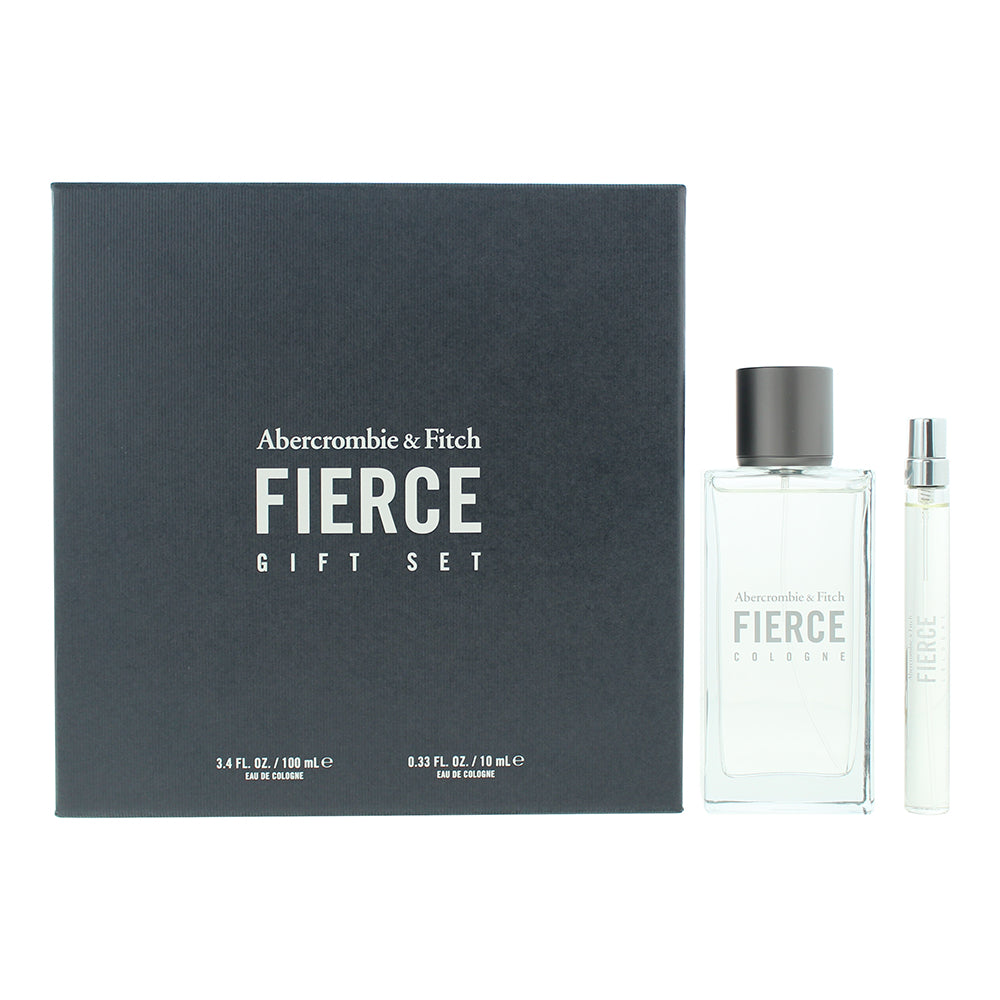 Abercrombie & Fitch Fierce 2 Piece Gift Set: Eau de Cologne 100ml - Eau de Cologne 10ml