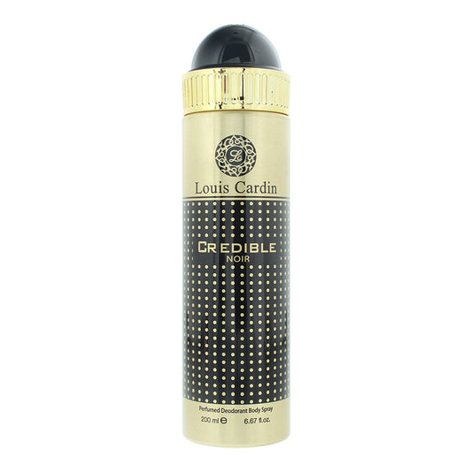 Louis Cardin Credible Noir Perfumed Deodorant Body Spray 200ml