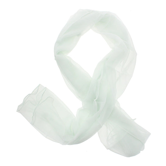 Rayon Crinckle Pale Green Duppata Scarf