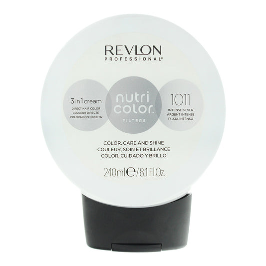 Revlon Nutri Color Filters 1011 Intense Silver 3 In 1 Hair Colour 240ml