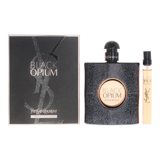 Yves Saint Laurent Black Opium 2 Piece Gift Set: Eau de Parfum 90ml - Eau de Parfum 10ml