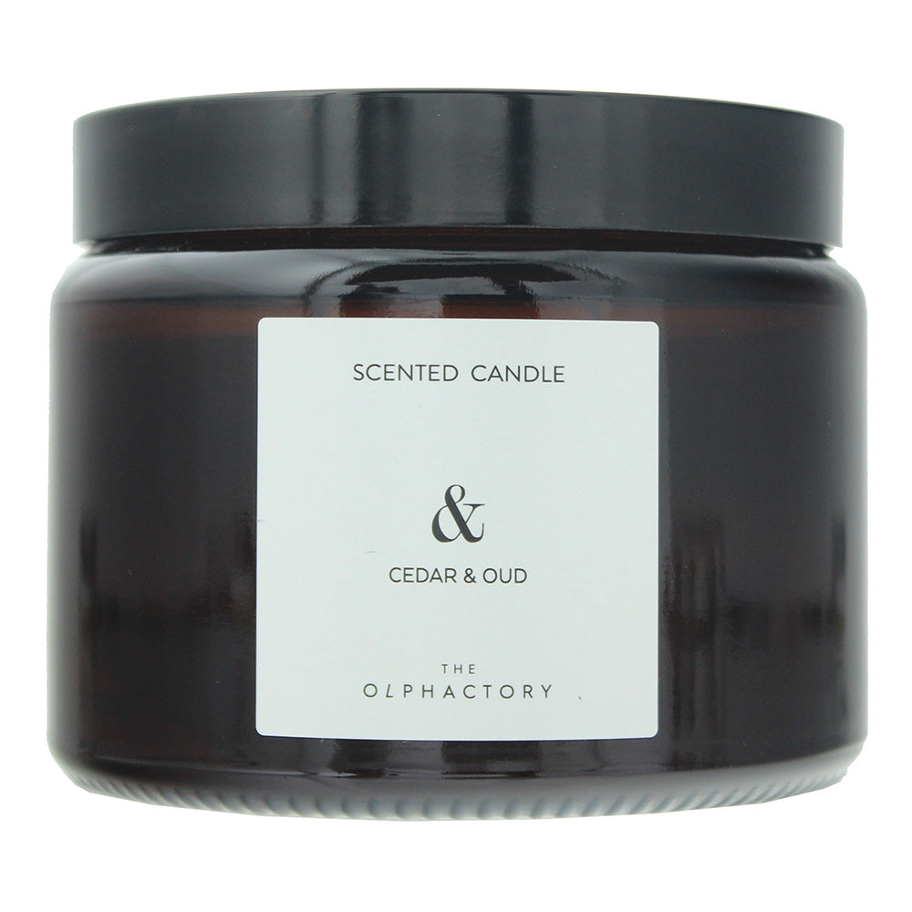 The Olphactory Cedar & Oud Scented Candle 360g