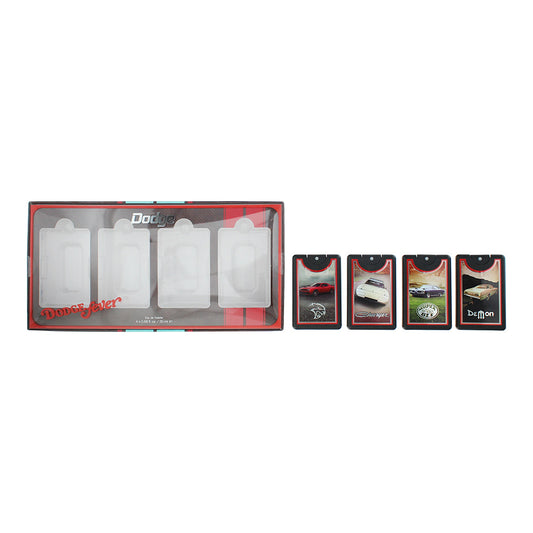 Dodge Legacy Dodge Fever 4 Piece Gift Set: EDT Demon 20ml - Eau De Toilette Charger 20ml - Eau de Toilette Super Bee 20ml - Eau de Toilette SRT 20ml