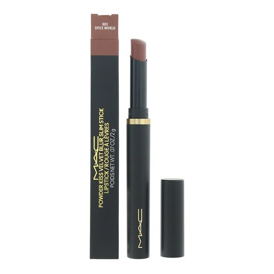 MAC Powder Kiss Velvet Blur Slim Stick Spice World Lipstick 2g