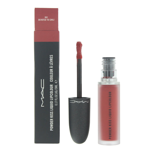 MAC Powder Kiss 991 Devoted To Chili Liquid Lip Colour 5ml