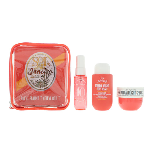 Sol De Janeiro Bom Dia Bright 3 Piece Gift Set: Body Wash 90ml - Body Cream 50ml - Perfume Mist 30ml
