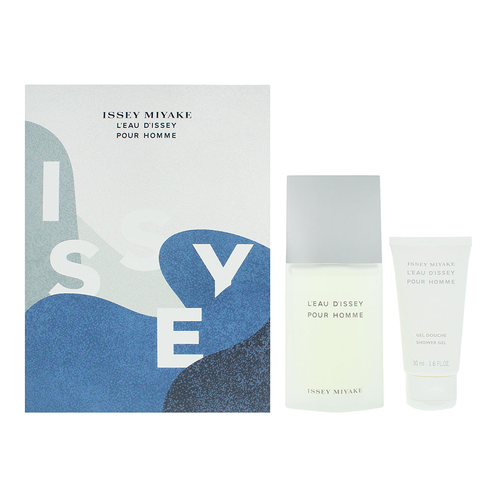 Issey Miyake L'eau D'issey Pour Homme 2 Piece Gift Set: Eau de Toilette 75ml - Shower Gel 50ml