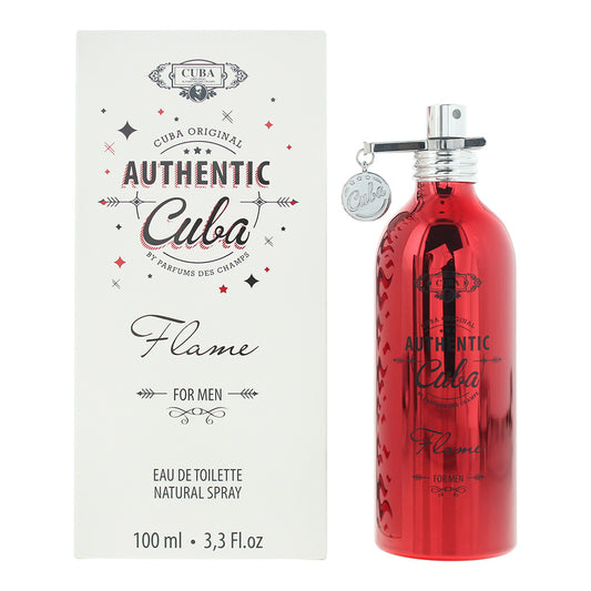 Cuba Authentic Flame For Men Eau de Toilette 100ml