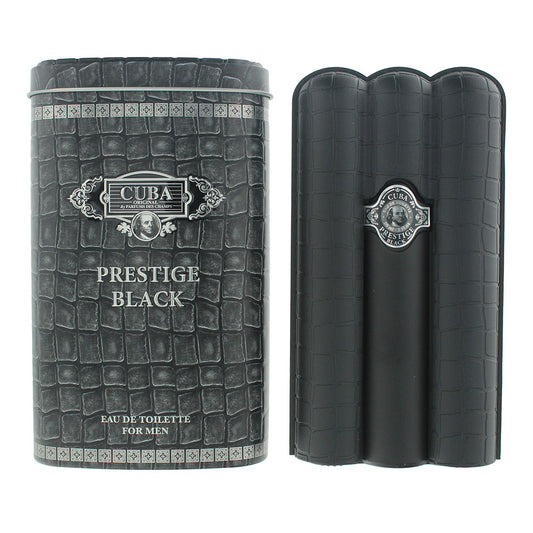 Cuba Prestige Black For Men Eau de Toilette 90ml