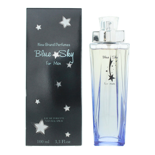 New Brand Blue Sky For Men Eau de Toilette 100ml