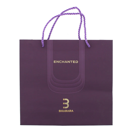 Bharara Enchanted Purple Paper Bag