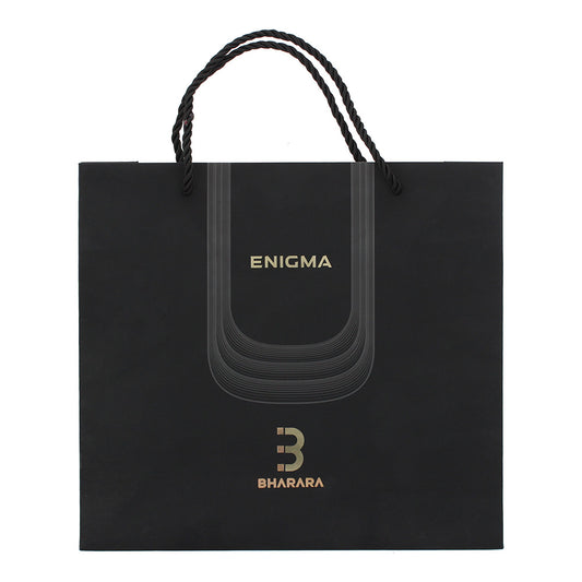 Bharara Enigma Black Paper Bag