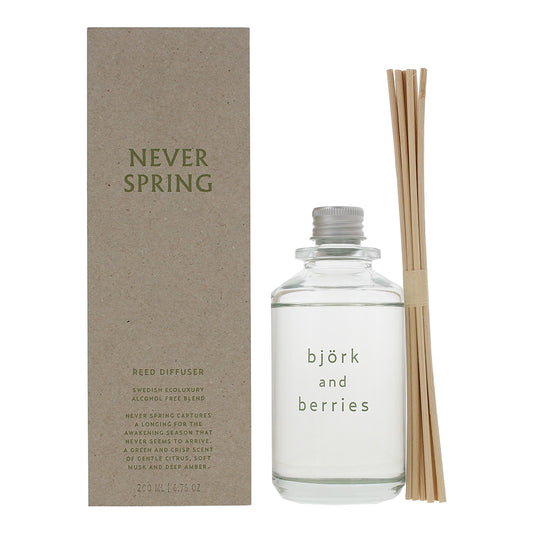 Bjork & Berries Never Spring Reed Diffuser 200ml