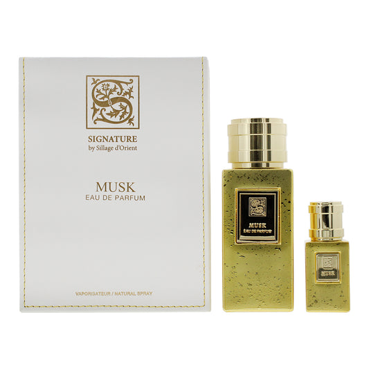 Signature Sillage D'orient Musk 2 Piece Gift Set: Eau de Parfum 100ml - Eau de Parfum 15ml
