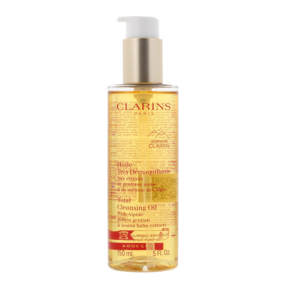 Clarins Total Cleansing Oil With Alpine Golden Gentian & Lemon Balm Extracts 150ml