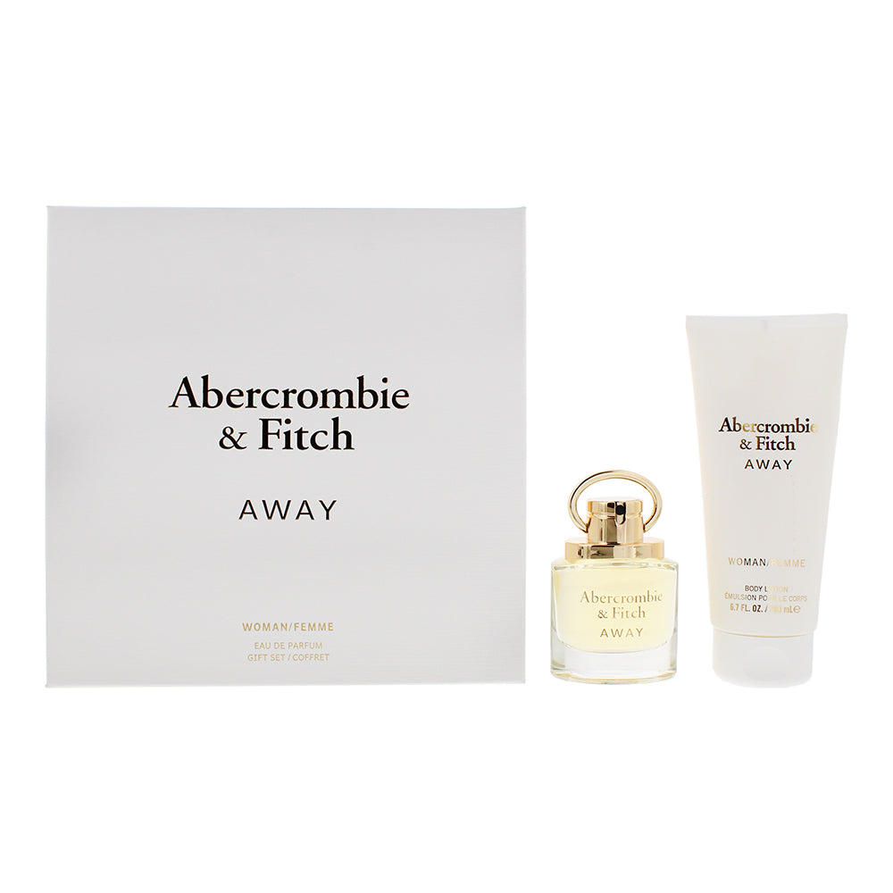 Abercrombie & Fitch Away 2 Piece Gift Set: Eau de Parfum 50ml - Body Lotion 200ml
