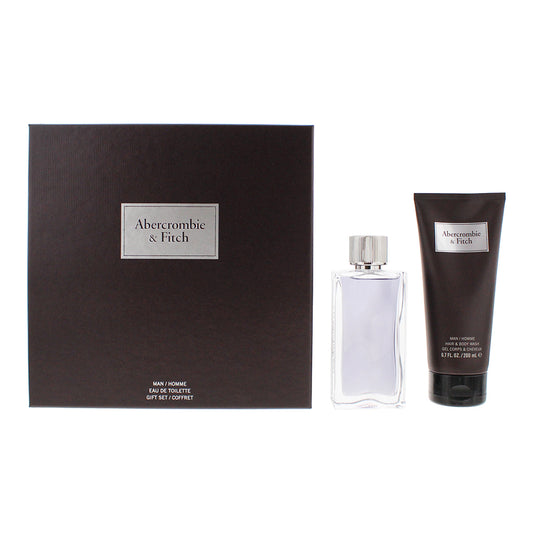 Abercrombie & Fitch First Instinct 2 Piece Gift Set: Eau de Toilette 100ml - Hair & Body Wash 200ml
