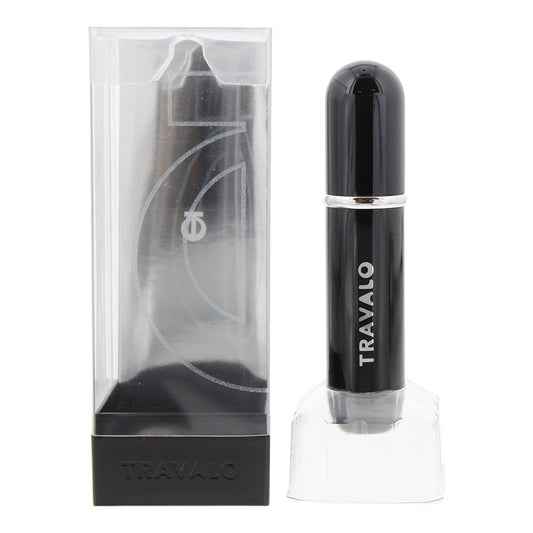 Travalo Classic Refillable Black Perfume Spray Bottle 5ml