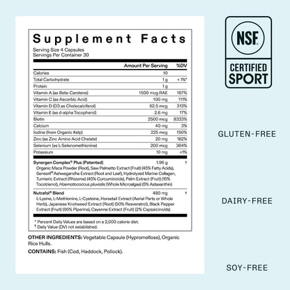 Nutrafol Women's Balance Menopause Hair Growth Supplement (1 Month Supply)