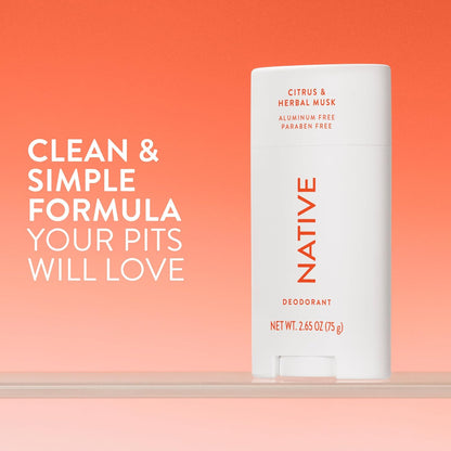 Native Citrus & Herbal Musk Aluminium-Free 72HR Deodorant