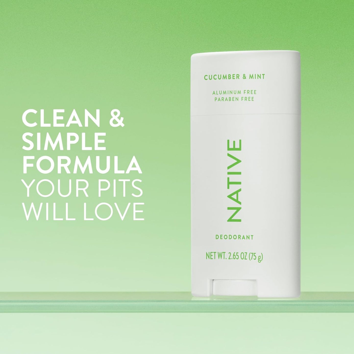 Native Cucumber & Mint Aluminium-Free 72HR Deodorant Stick