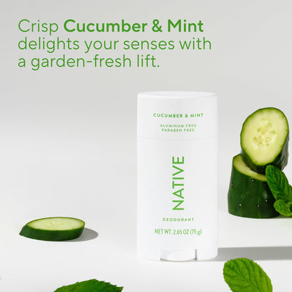 Native Cucumber & Mint Aluminium-Free 72HR Deodorant Stick