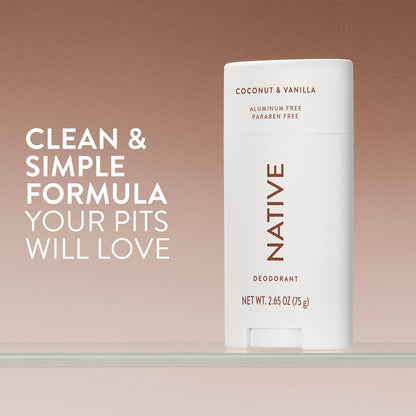 Native Coconut & Vanilla Aluminium-Free 72HR Deodorant Stick