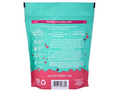 Tree Hut Watermelon Vegan Collagen Moisturising Bath Soak