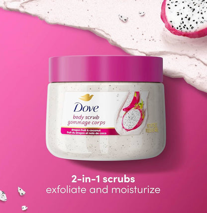 Dove Dragon Fruit & Coconut Cream Moisturising Body Scrub