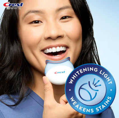 Crest 3D Whitestrips Radiant Express + LED Accelerator (USA Import)