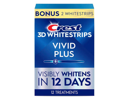 Crest 3D Whitestrips Vivid Plus – 12 Treatments Whitening Kit
